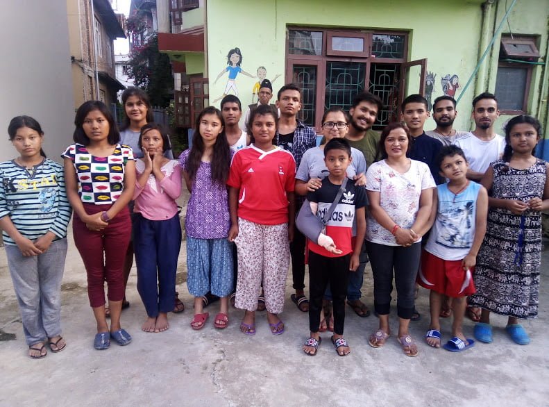 Group photo of Fresh Nepal Children